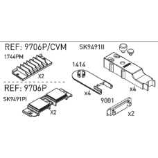 KIT 2F ROLAMENTO DUPLO JUMBO  9706.2D150PCT